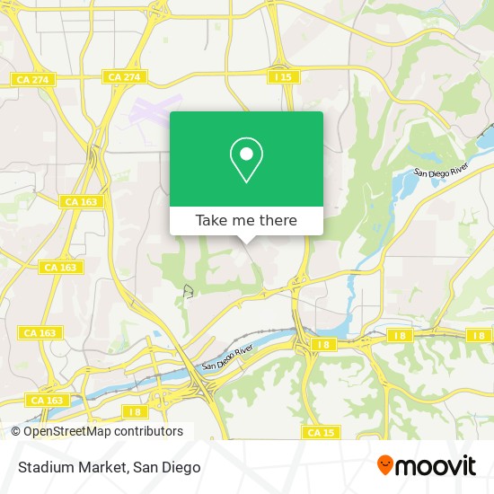 Mapa de Stadium Market