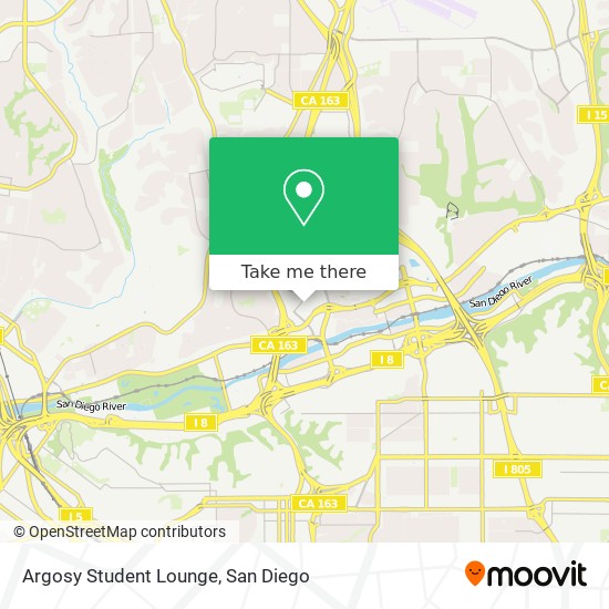 Argosy Student Lounge map