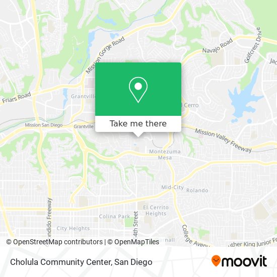 Cholula Community Center map