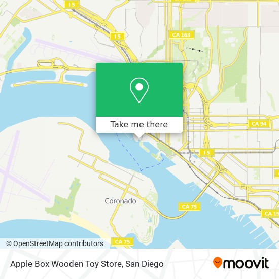Mapa de Apple Box Wooden Toy Store