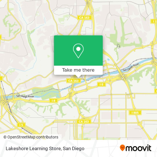 Mapa de Lakeshore Learning Store