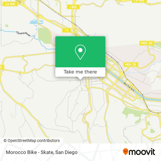 Mapa de Morocco Bike - Skate