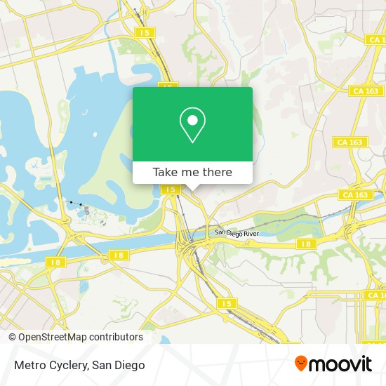 Metro Cyclery map