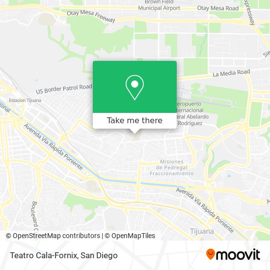 Teatro Cala-Fornix map