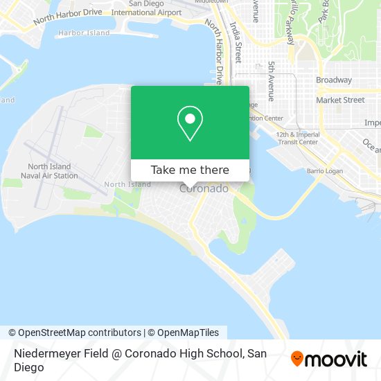 Niedermeyer Field @ Coronado High School map