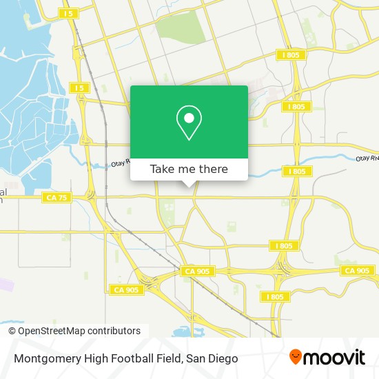 Mapa de Montgomery High Football Field
