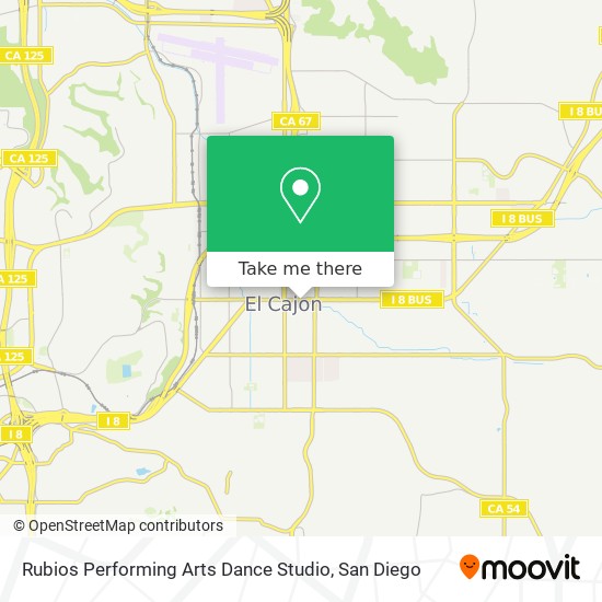 Rubios Performing Arts Dance Studio map