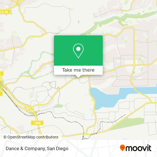 Dance & Company map