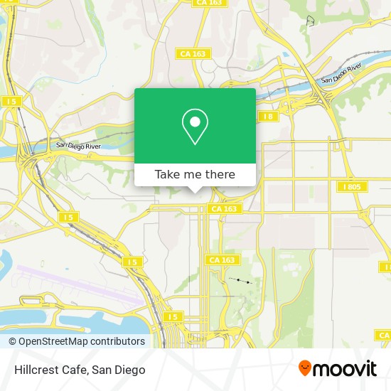 Hillcrest Cafe map