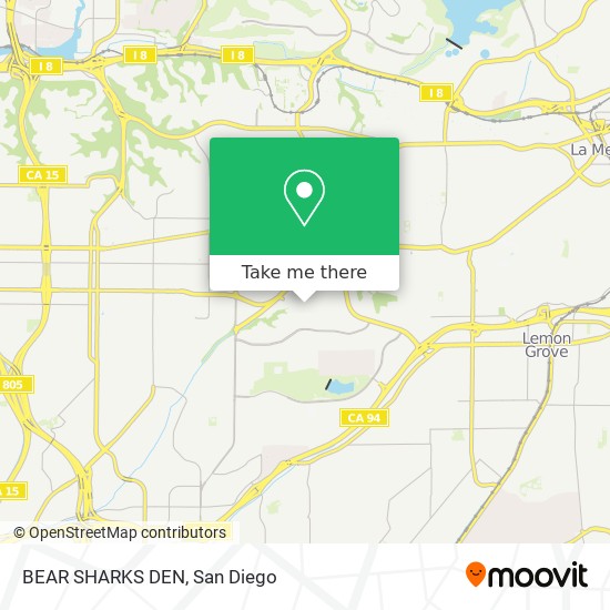 BEAR SHARKS DEN map