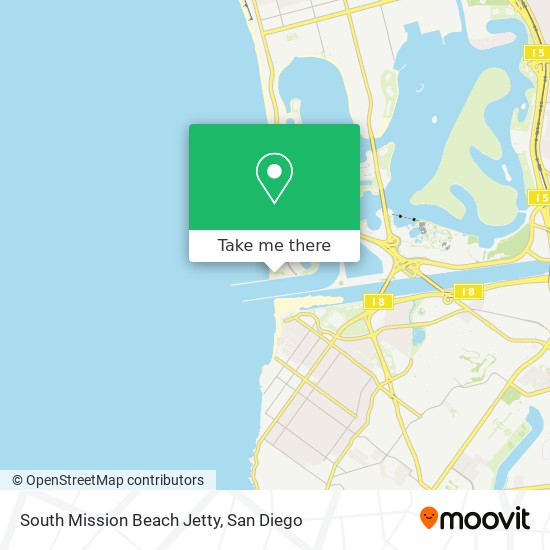 Mapa de South Mission Beach Jetty