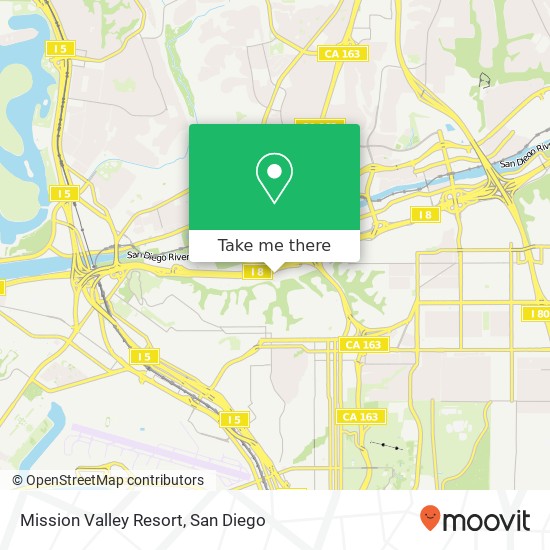 Mission Valley Resort map