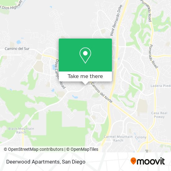 Deerwood Apartments map