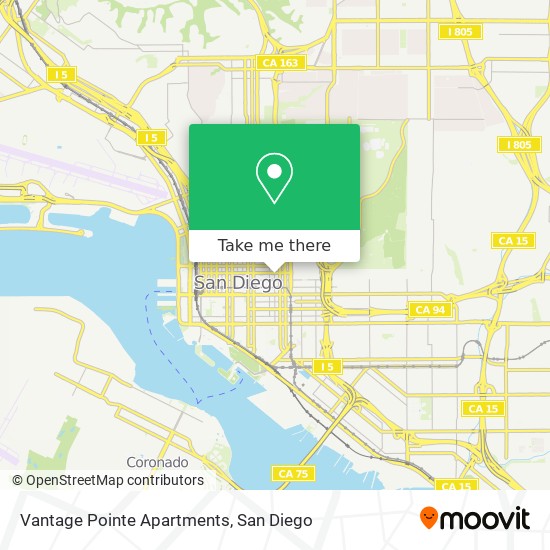 Vantage Pointe Apartments map