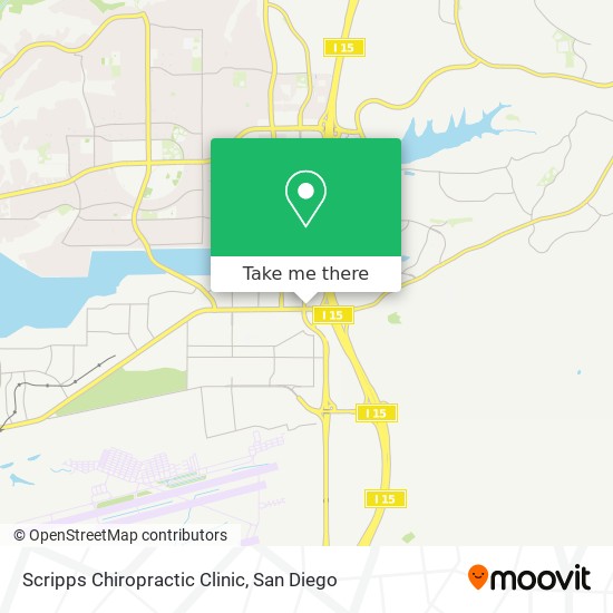 Scripps Chiropractic Clinic map
