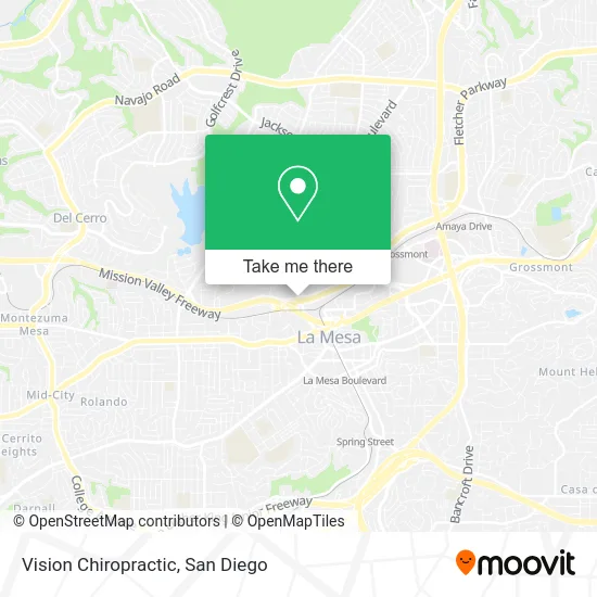 Vision Chiropractic map