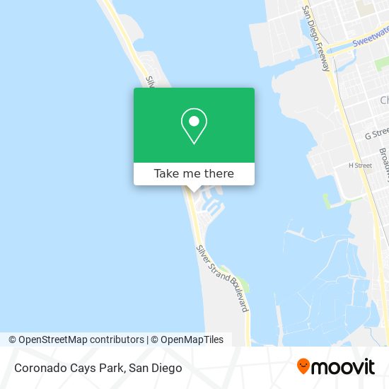 Coronado Cays Park map