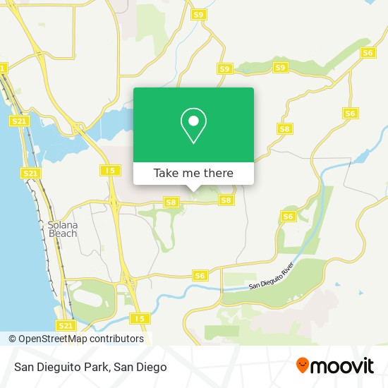 Mapa de San Dieguito Park