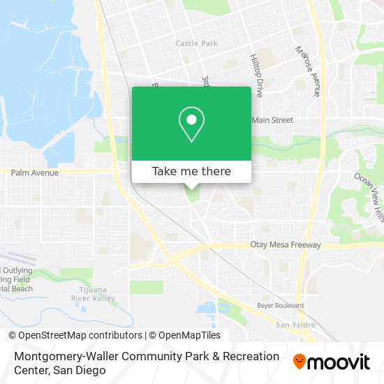 Mapa de Montgomery-Waller Community Park & Recreation Center