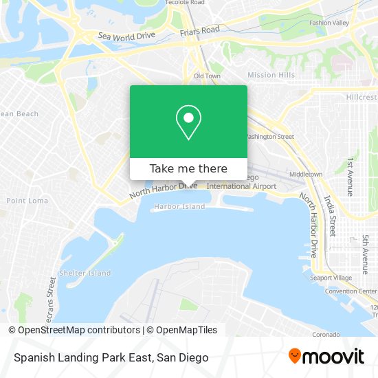 Mapa de Spanish Landing Park East