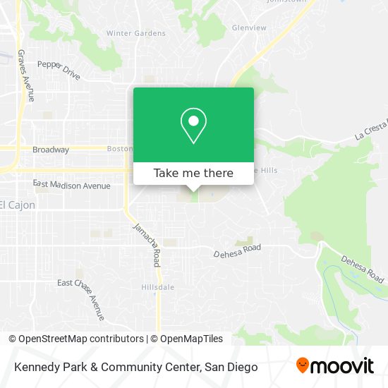 Kennedy Park & Community Center map