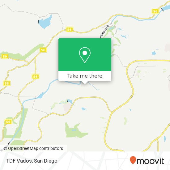 TDF Vados map