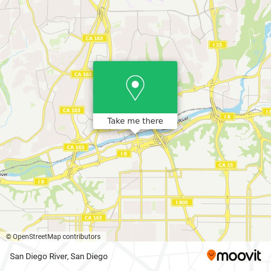 San Diego River map