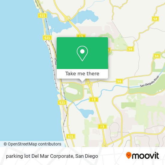 Mapa de parking lot  Del Mar Corporate