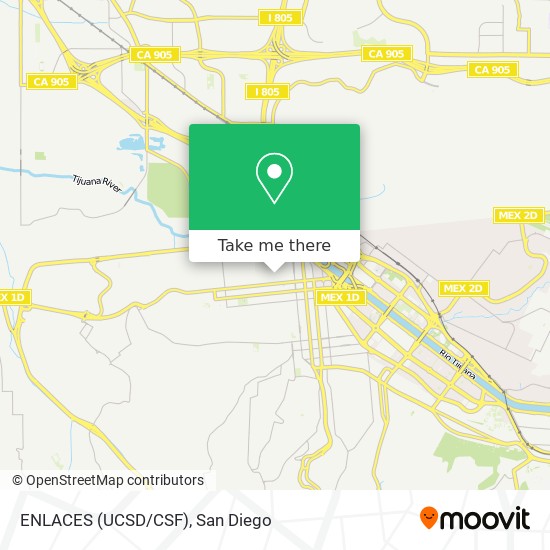 ENLACES (UCSD/CSF) map