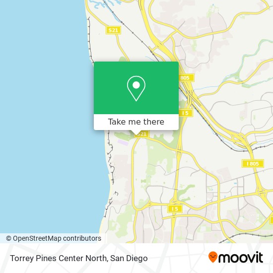 Mapa de Torrey Pines Center North