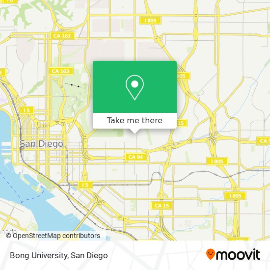 Bong University map
