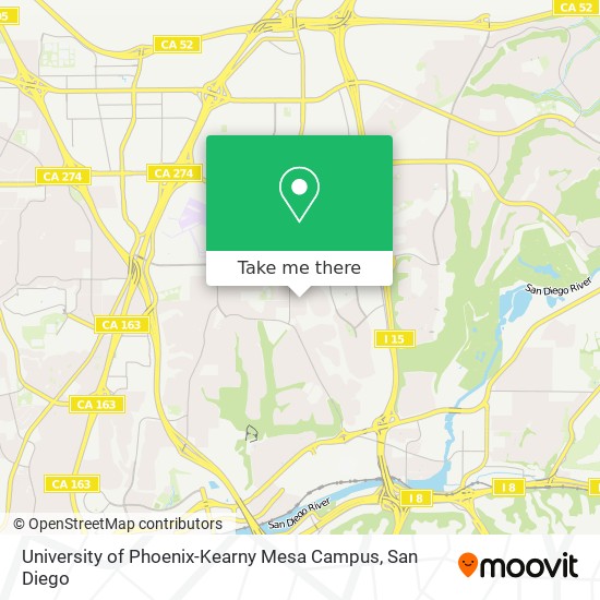 University of Phoenix-Kearny Mesa Campus map