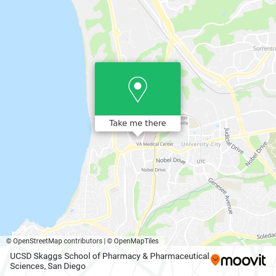 UCSD Skaggs School of Pharmacy & Pharmaceutical Sciences map