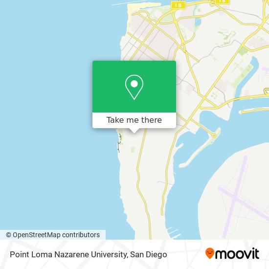 Point Loma Nazarene University map