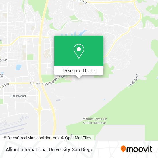 Mapa de Alliant International University