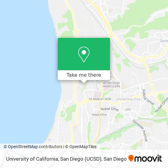 University of California, San Diego (UCSD) map