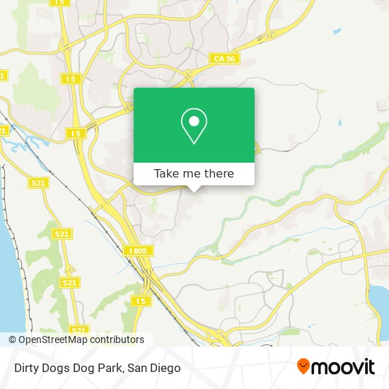Mapa de Dirty Dogs Dog Park