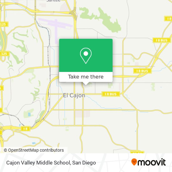 Mapa de Cajon Valley Middle School