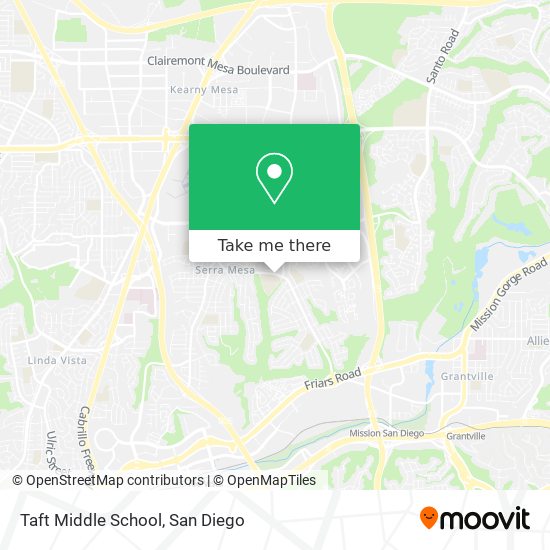 Taft Middle School map