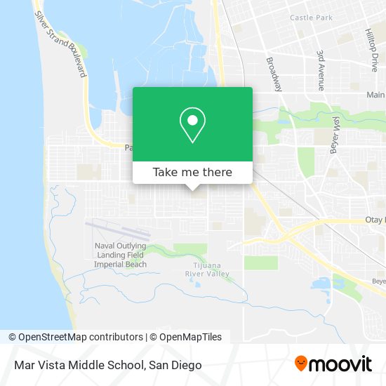 Mapa de Mar Vista Middle School