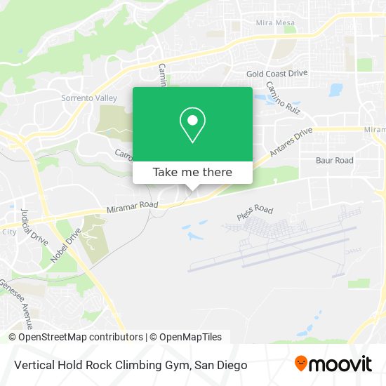 Mapa de Vertical Hold Rock Climbing Gym