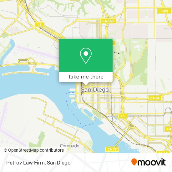 Petrov Law Firm map