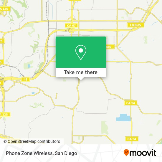 Mapa de Phone Zone Wireless