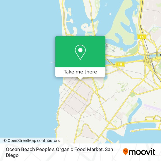 Ocean Beach People's Organic Food Market map