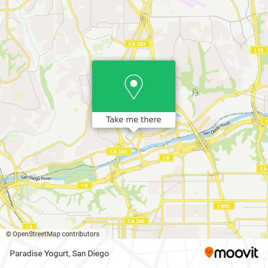 Paradise Yogurt map