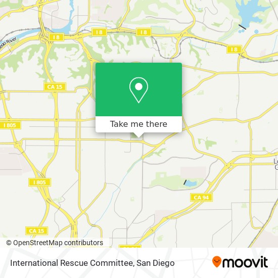 Mapa de International Rescue Committee