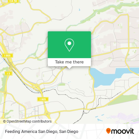 Feeding America San Diego map