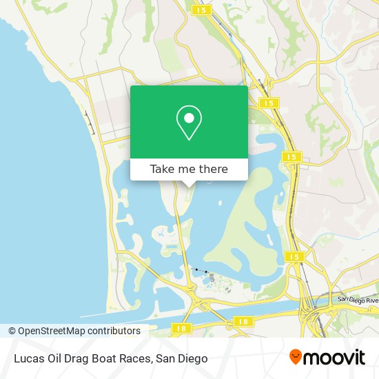 Mapa de Lucas Oil Drag Boat Races