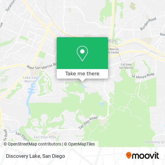 Discovery Lake map