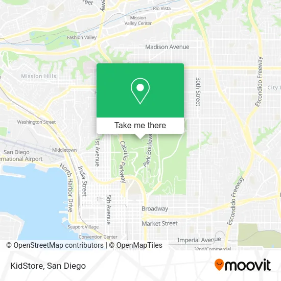 KidStore map
